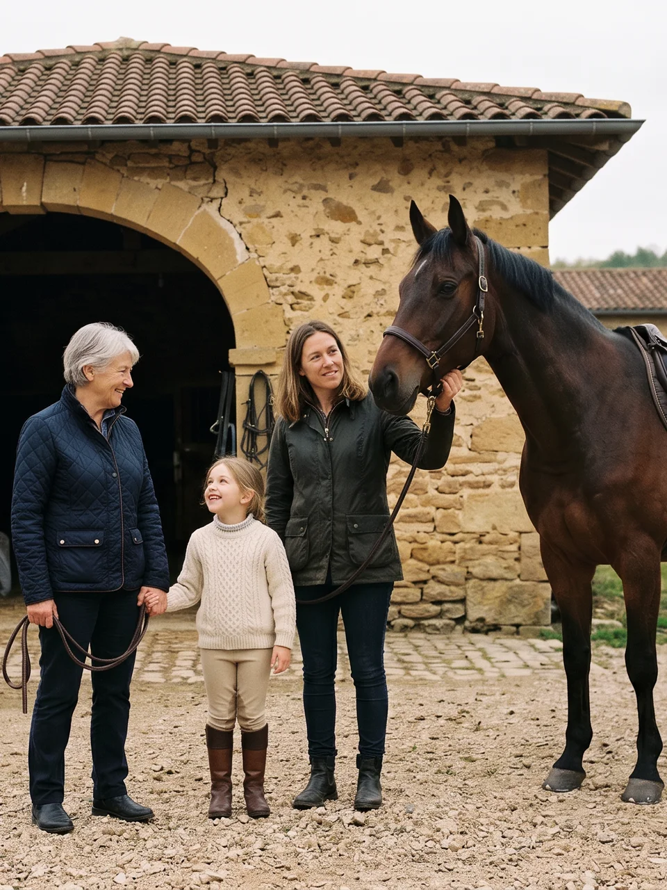 L'équipe, Écurie Chafarela, centre équestre à Savigneux
