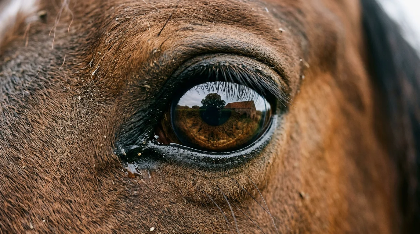Un regard de cheval, Écurie Chafarela, Savigneux